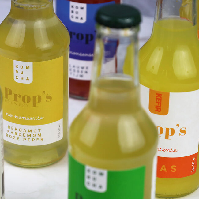 Prop's brewery Kombucha blauwe bessen en tijm - 250 ml