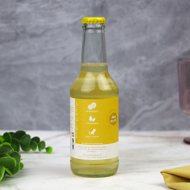 Prop's brewery Kombucha bergamot, kardemom en roze peper - 250 ml