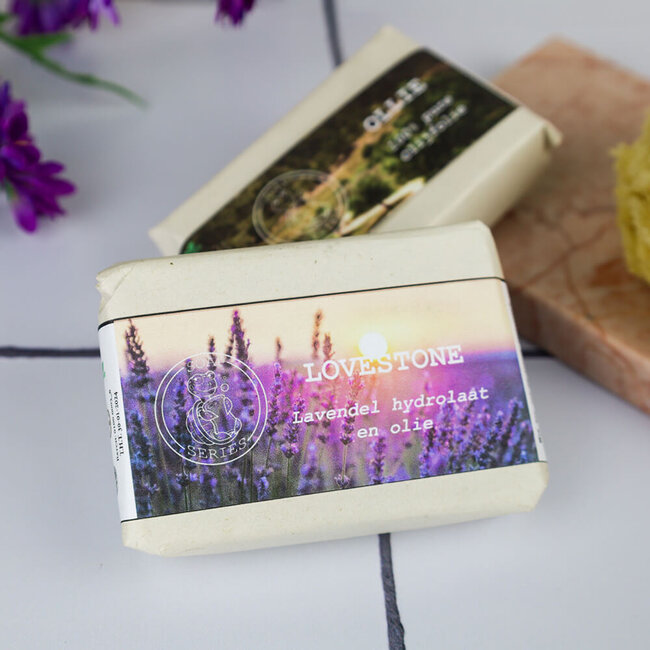 SoapSeries Natuurlijke zeep LoveStone - lavendel