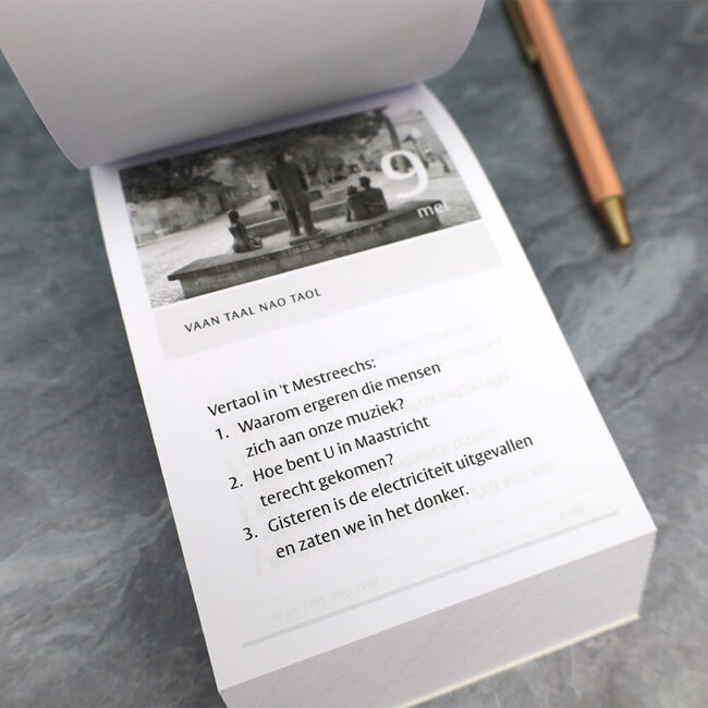 Flor Aarts Taolkelender vaan 't Mestreechs