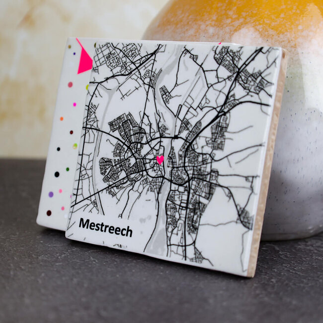 FCK PRFCT Tegeltje 'Mestreech' plattegrond