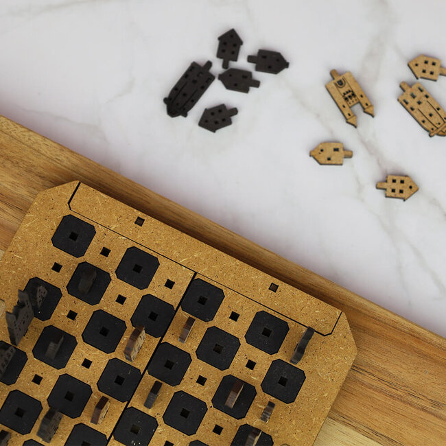 Meuq Design Schaakbord Maastricht set - 15 cm