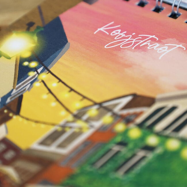 Design by Anouk Mestreechter Verjaordaagskalènder