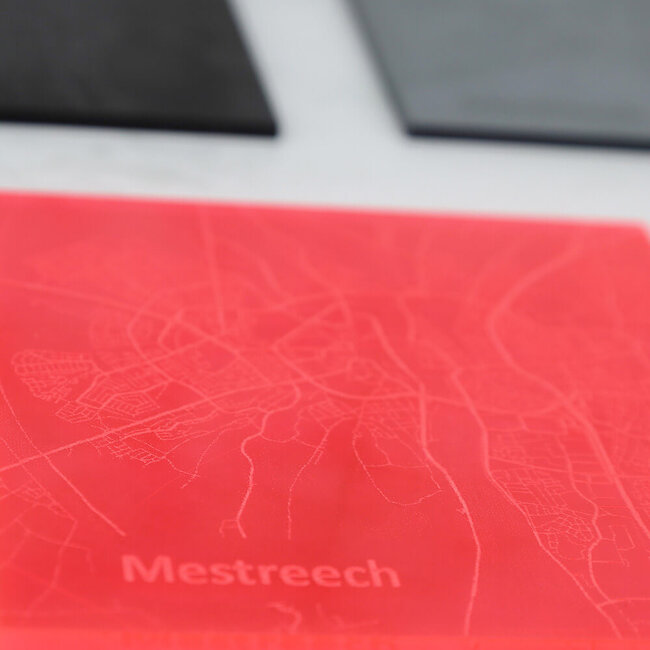 FCK PRFCT Tegeltje 'Mestreech' plexiglas - roze