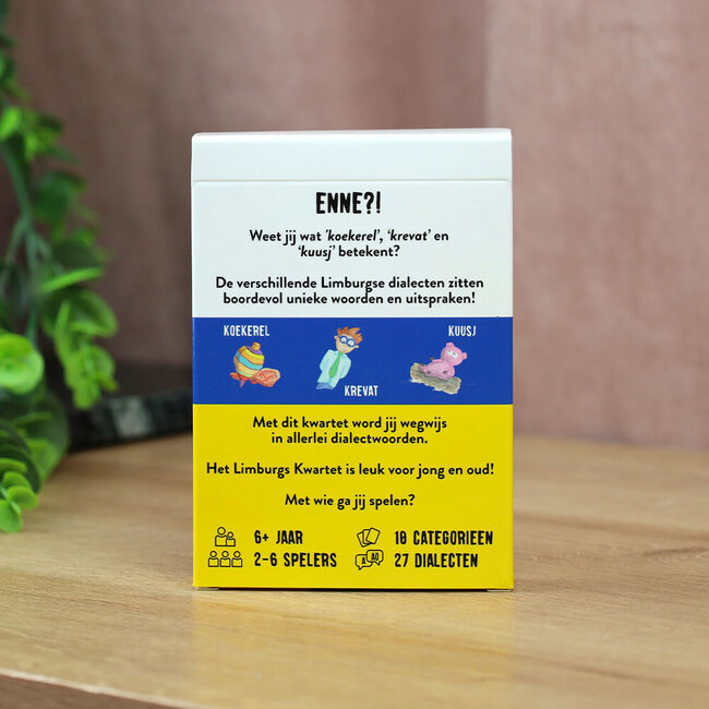 Limburgs Kwartet Kwartetspel Limburgs dialect