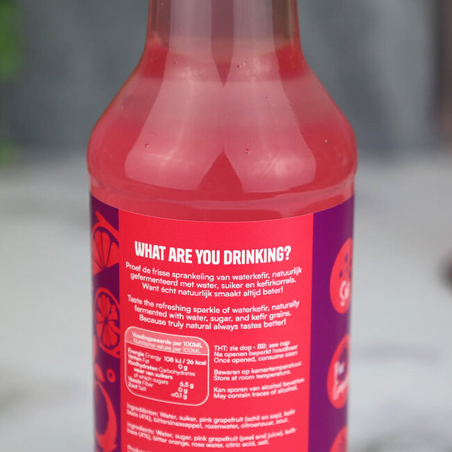 Prop's brewery Kefir soda bitter pink - 250 ml