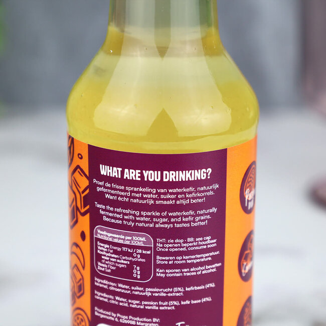 Prop's brewery Kefir soda passion fruit - 250 ml