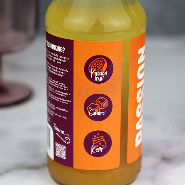 Prop's brewery Kefir soda passion fruit - 250 ml