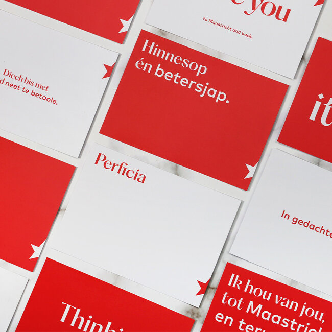 Maastricht Store Wenskaart 'Hallo én bezjoer'