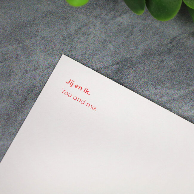 Maastricht Store Wenskaart 'Diech en iech'