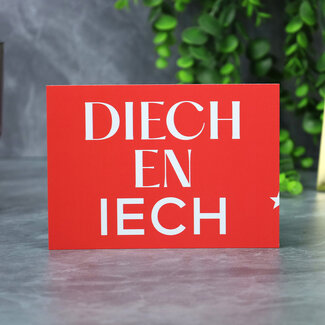 Maastricht Store Wenskaart 'Diech en iech'