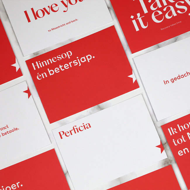 Maastricht Store Wenskaart 'I love you to Maastricht and back'