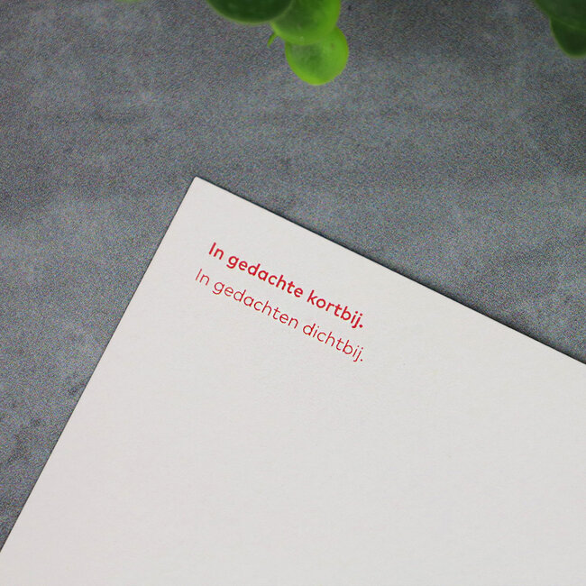 Maastricht Store Wenskaart 'Thinking of you'