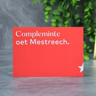 Maastricht Store Wenskaart 'Compleminte oet Mestreech'