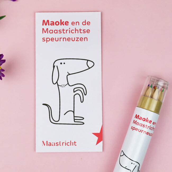 Maastricht Store Speurtocht Maoke en de Maastrichtse speurneuzen met potloodkoker
