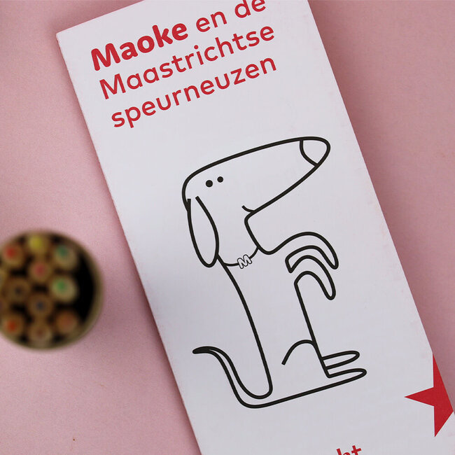 Maastricht Store Speurtocht Maoke en de Maastrichtse speurneuzen met potloodkoker
