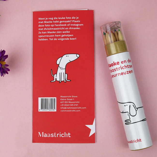 Maastricht Store Speurtocht Maoke en de Maastrichtse speurneuzen met potloodkoker