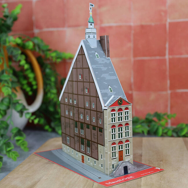 3D bouwplaat Dinghuis Maastricht