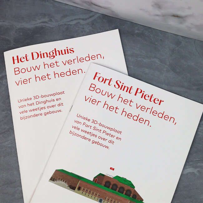 3D bouwplaat Fort Sint Pieter Maastricht