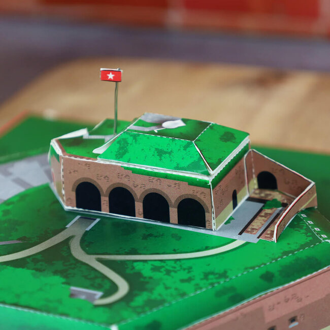 3D bouwplaat Fort Sint Pieter Maastricht