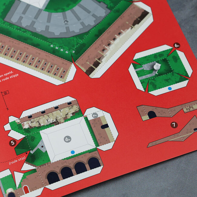 3D bouwplaat Fort Sint Pieter Maastricht