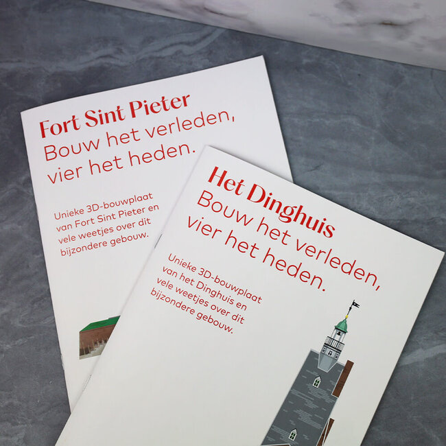 3D bouwplaat Dinghuis Maastricht