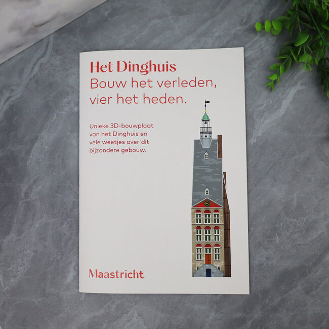 Maastricht 3D bouwplaat Dinghuis Maastricht