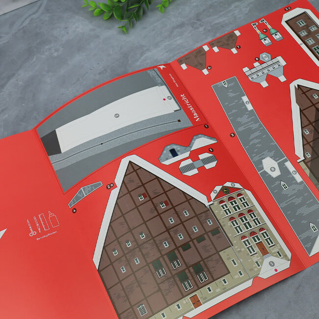 Maastricht 3D bouwplaat Dinghuis Maastricht