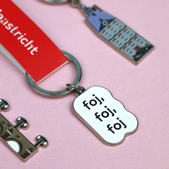 Maastricht Store Sleutelhanger 'Foj,foj, foj'