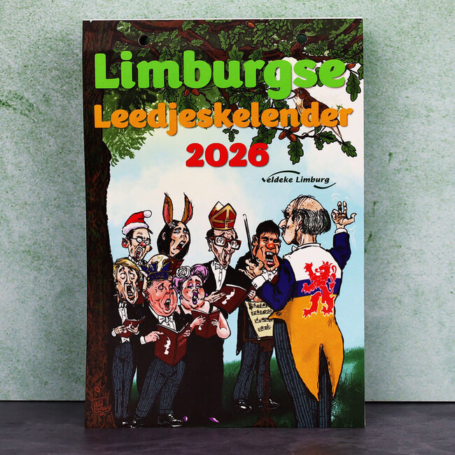 Veldeke Limburg Scheurkalender Limburgse Leedjeskelender 2026