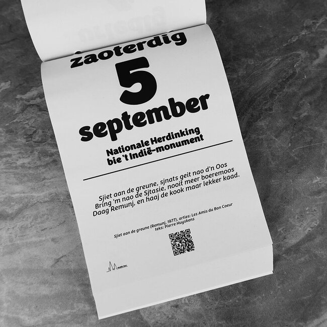 Veldeke Limburg Scheurkalender Limburgse Leedjeskelender 2026