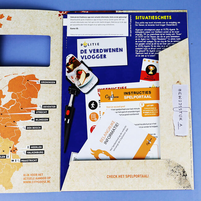 CityGoose Spel Dossier Flikken Maastricht: De verdwenen vlogger