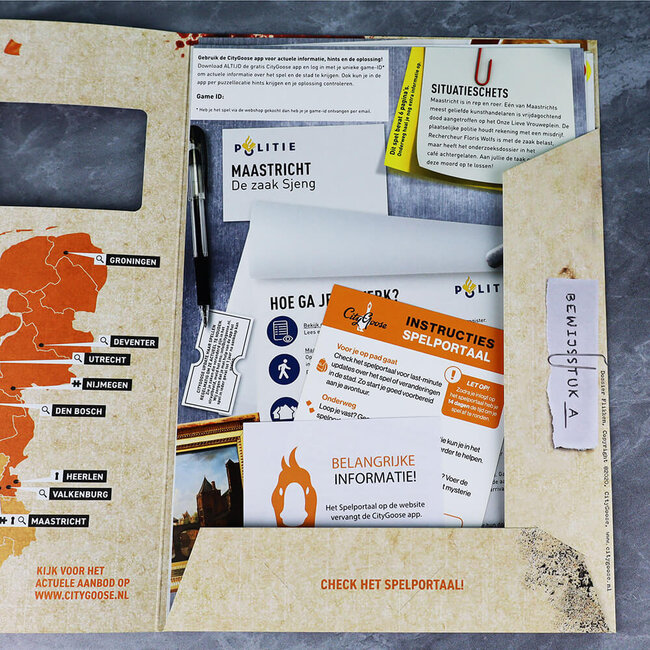 CityGoose Spel Dossier Flikken Maastricht: De zaak Sjeng