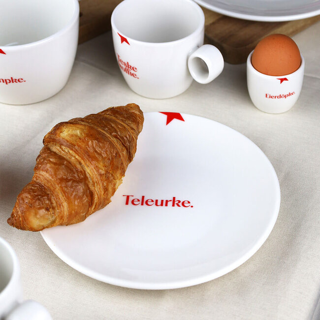 Maastricht Store Ontbijtbord dialect 'Teleurke' - Ø 20 cm (2025)