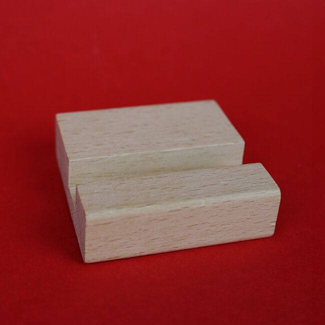 Artige Tegelhouder beukenhout