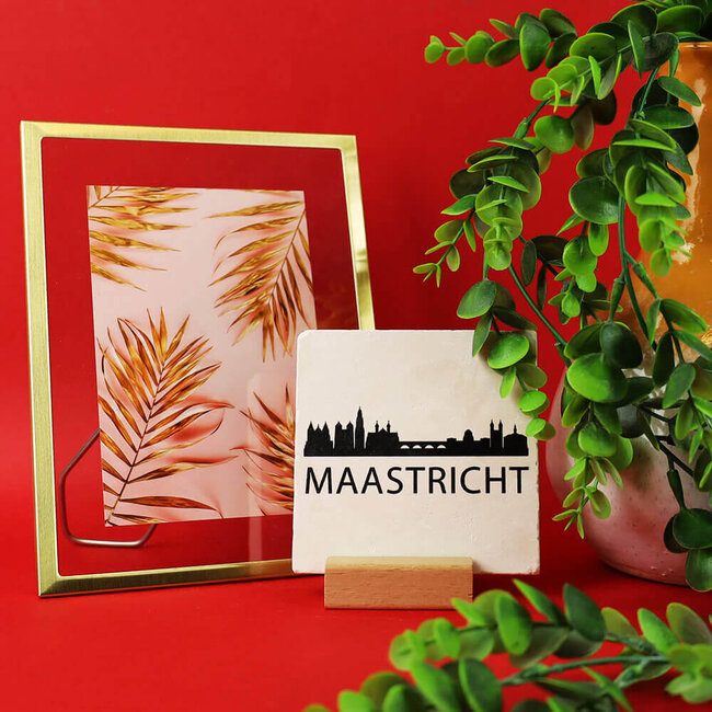 Artige Tegelhouder beukenhout