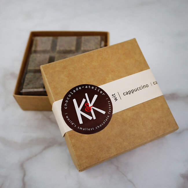 K&K Maastrichtcarré chocolade wit cappuccino - 80 g