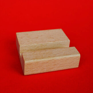 Artige Tegelhouder beukenhout