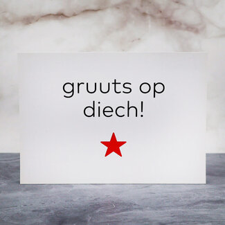 Maastricht Store Wenskaart 'Gruuts op diech'