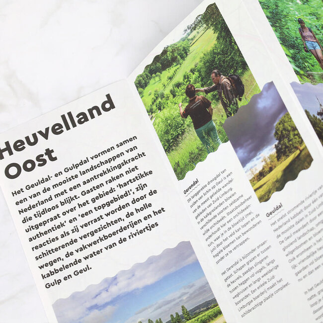 Visit Zuid Limburg Wandelkaart Heuvelland Oost Knopen Lopen