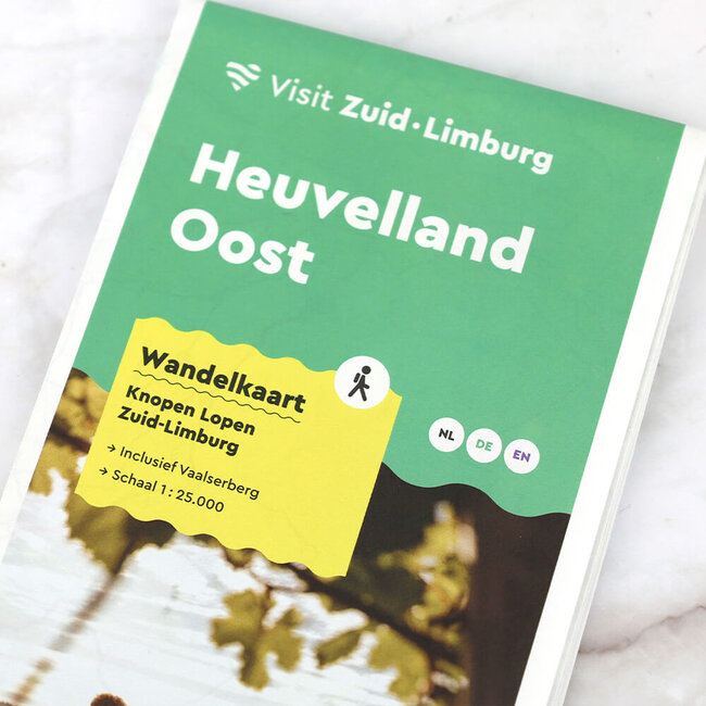 Visit Zuid Limburg Wandelkaart Heuvelland Oost Knopen Lopen