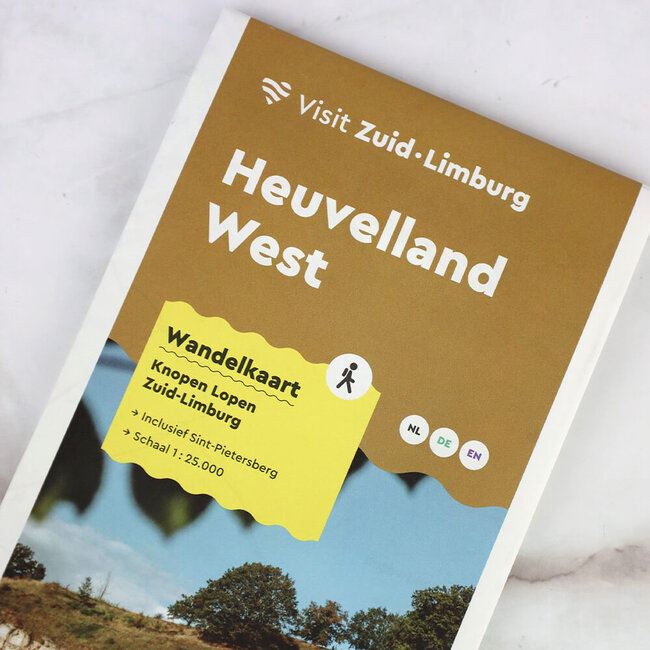 Visit Zuid Limburg Wandelkaart Heuvelland West Knopen Lopen