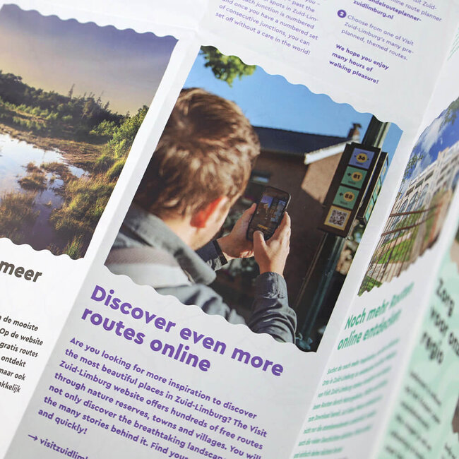 Visit Zuid Limburg Wandelkaart Parkstad Knopen Lopen