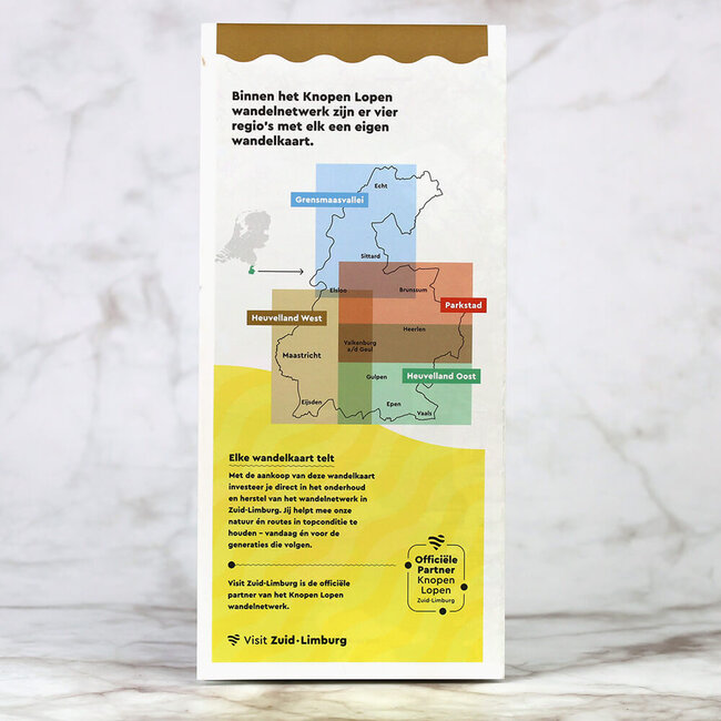 Visit Zuid Limburg Wandelkaart Grensmaasvallei Knopen Lopen