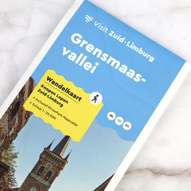 Visit Zuid Limburg Wandelkaart Grensmaasvallei Knopen Lopen