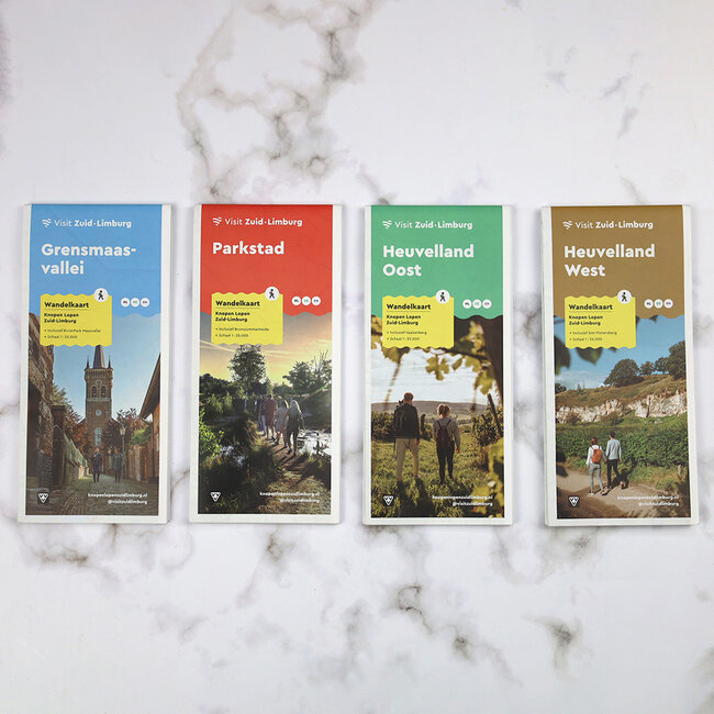 Visit Zuid Limburg Combideal Wandelkaart Knopen Lopen Zuid-Limburg