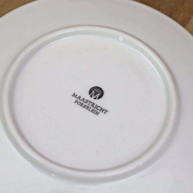 Maastricht Store Schoteltje voor Koffiekopje dialect 'Teske Koffie' - Ø 16 cm