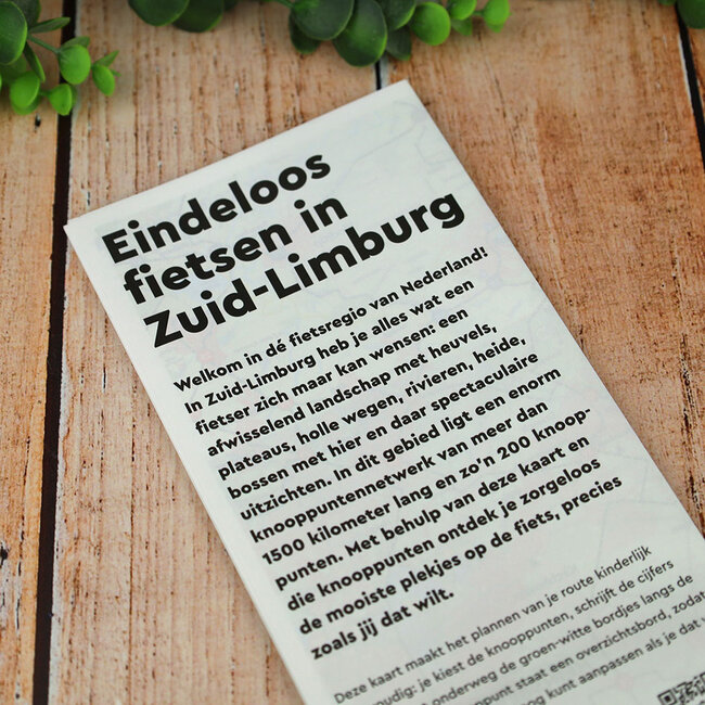 Visit Zuid Limburg Fietsknooppuntenkaart Zuid-Limburg