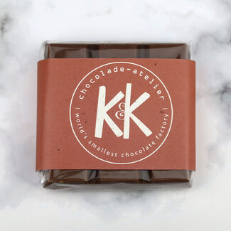 K&K Mergellandcarré melkchocolade met hazelnoot en koffie  - 80 g