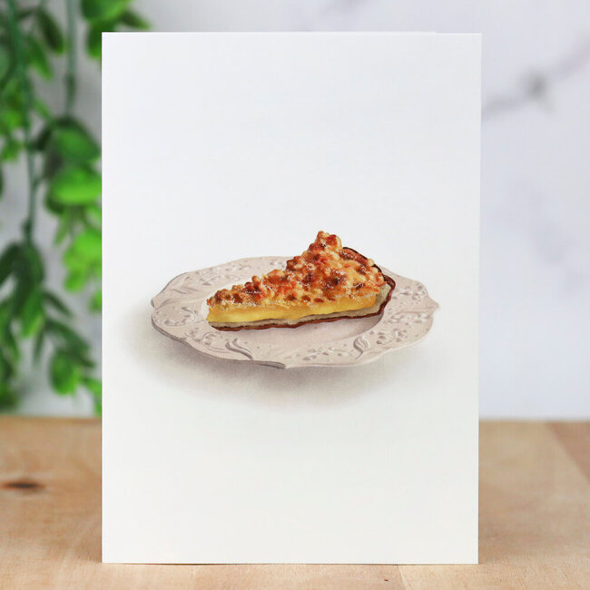 Da's Lief Wenskaart 'Puddingkruimelvlaai'